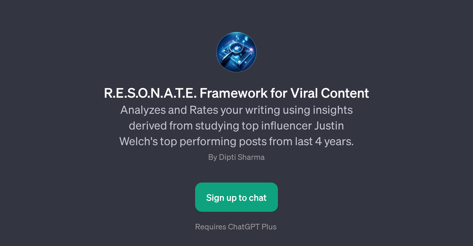 R.E.S.O.N.A.T.E. Framework for Viral Content website
