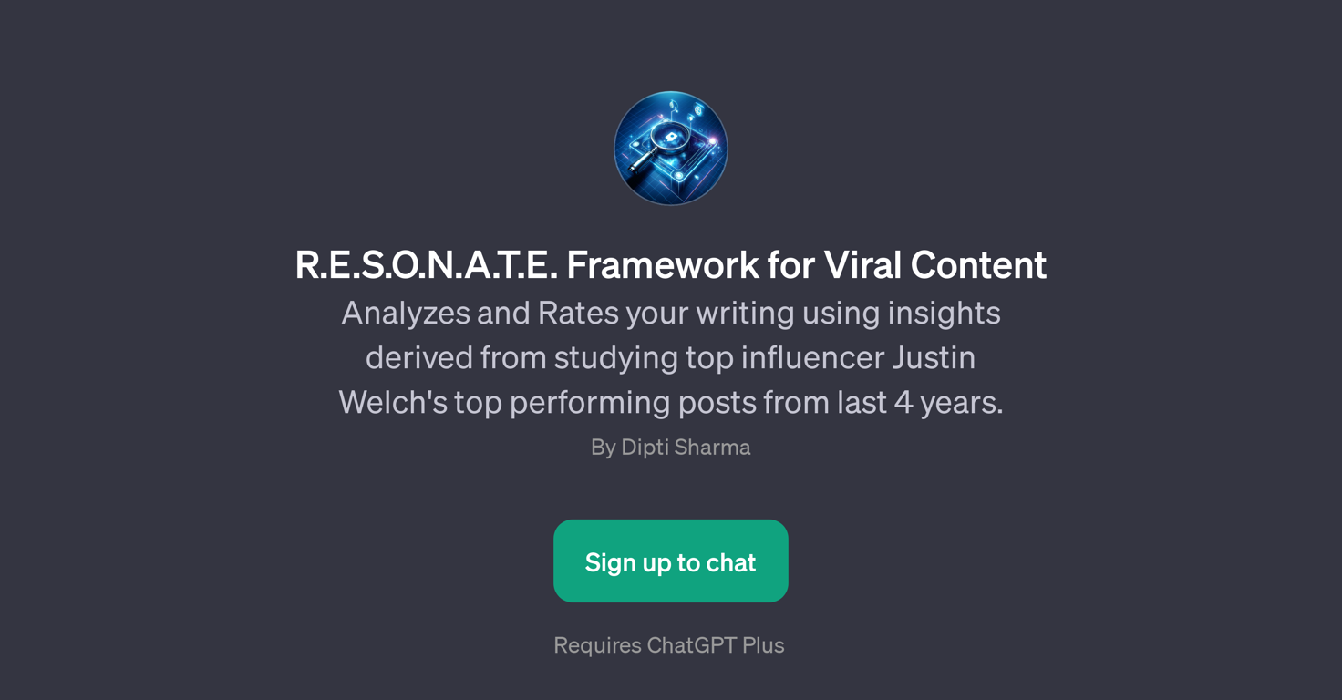 R.E.S.O.N.A.T.E. Framework for Viral Content website