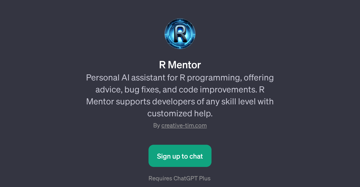 R Mentor website