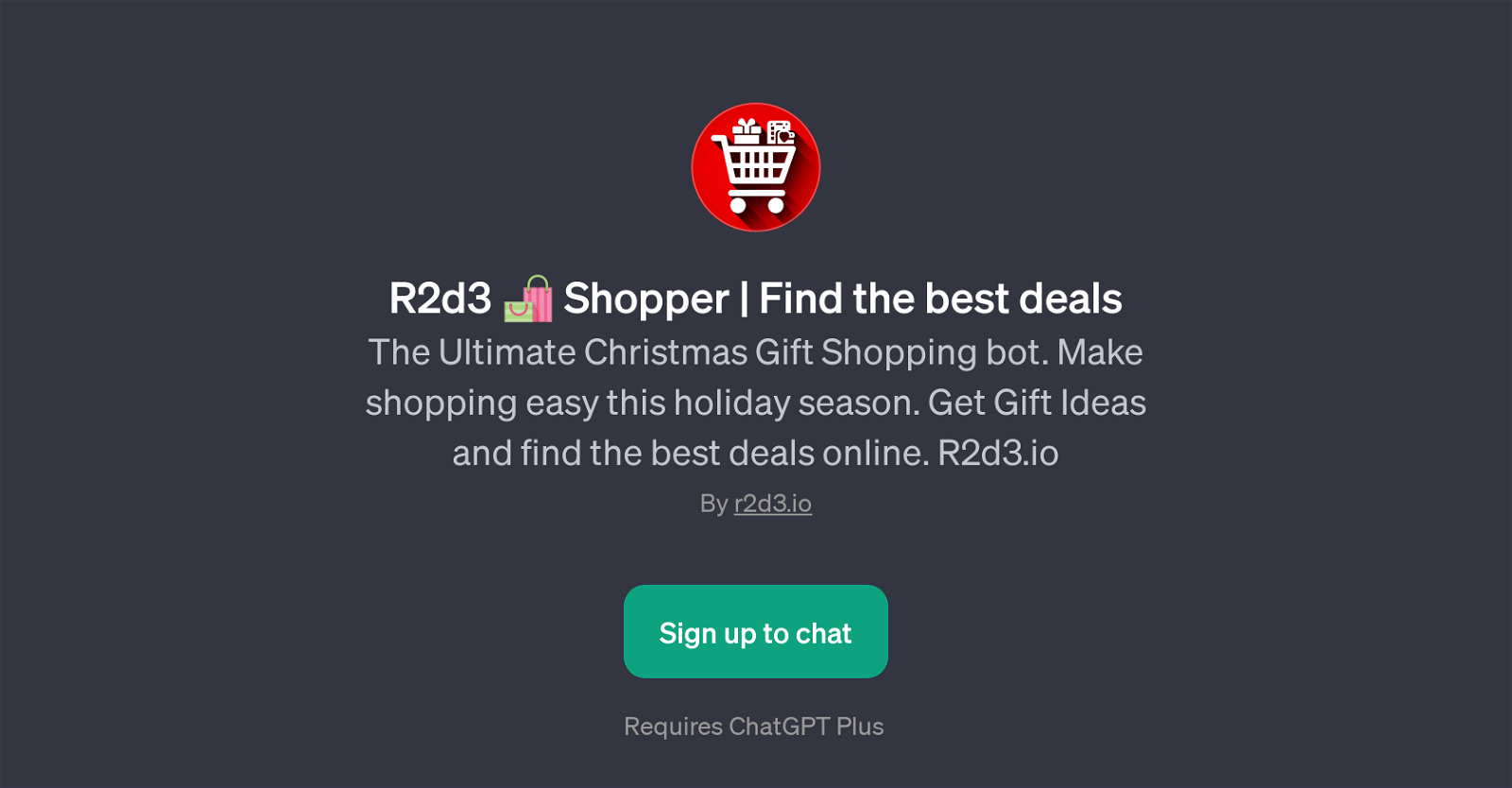 R2d3  Shopper website