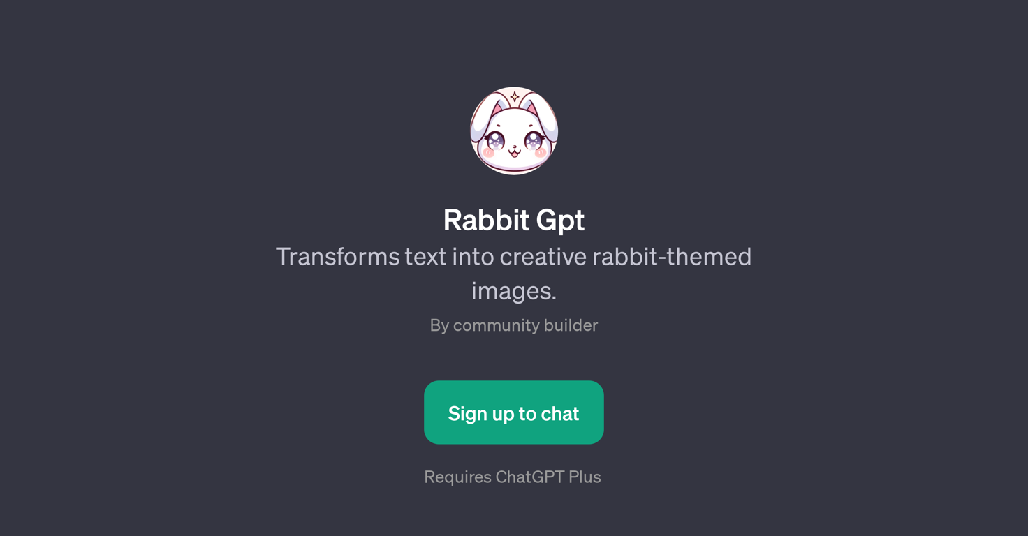 Rabbit Gpt website