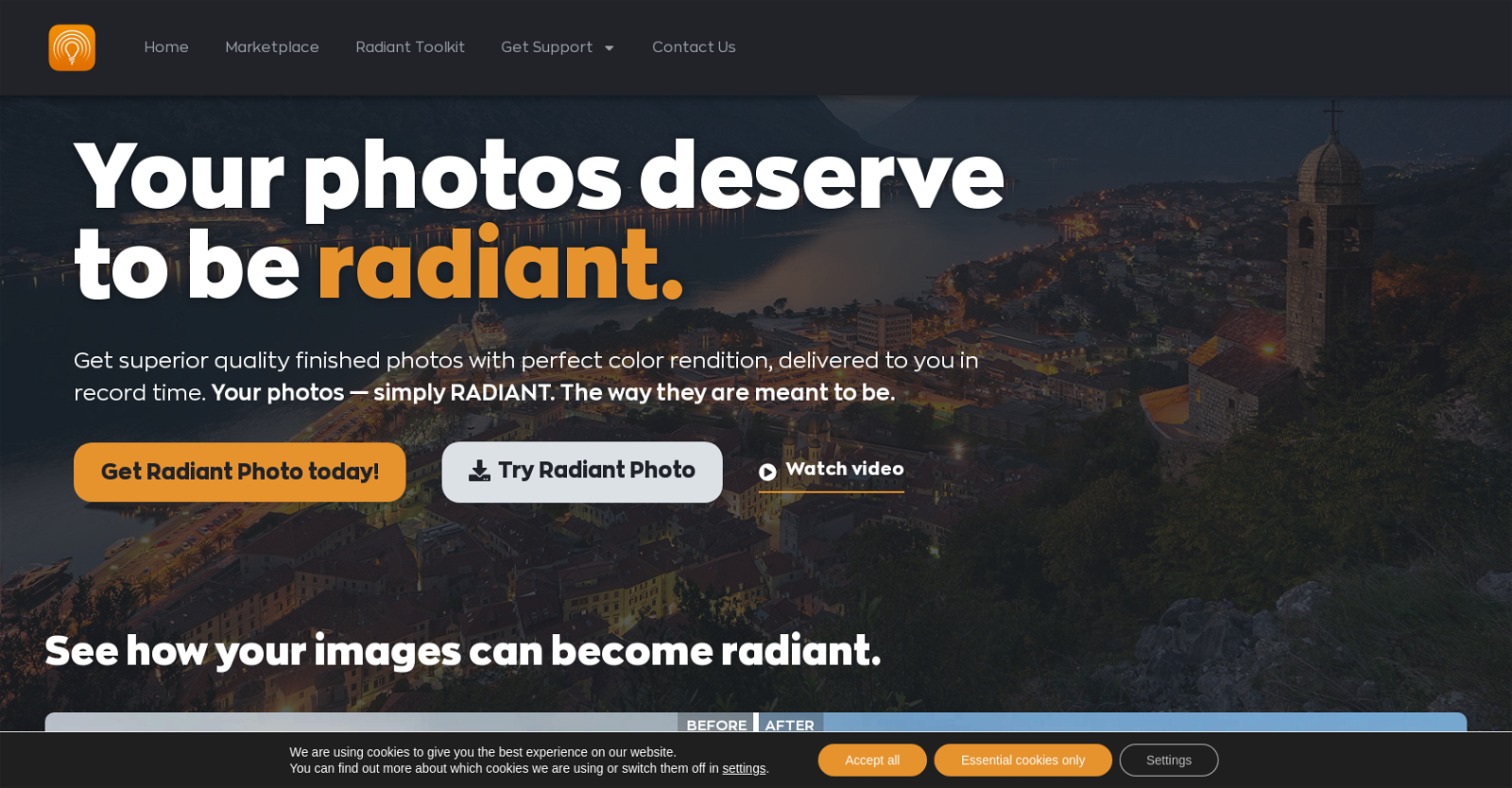 Radiant Imaging Labs website