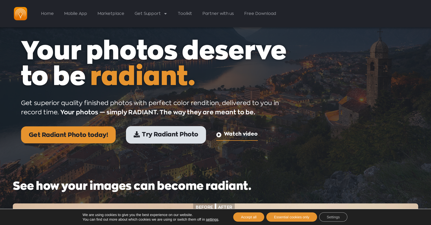 Radiant Imaging Labs website