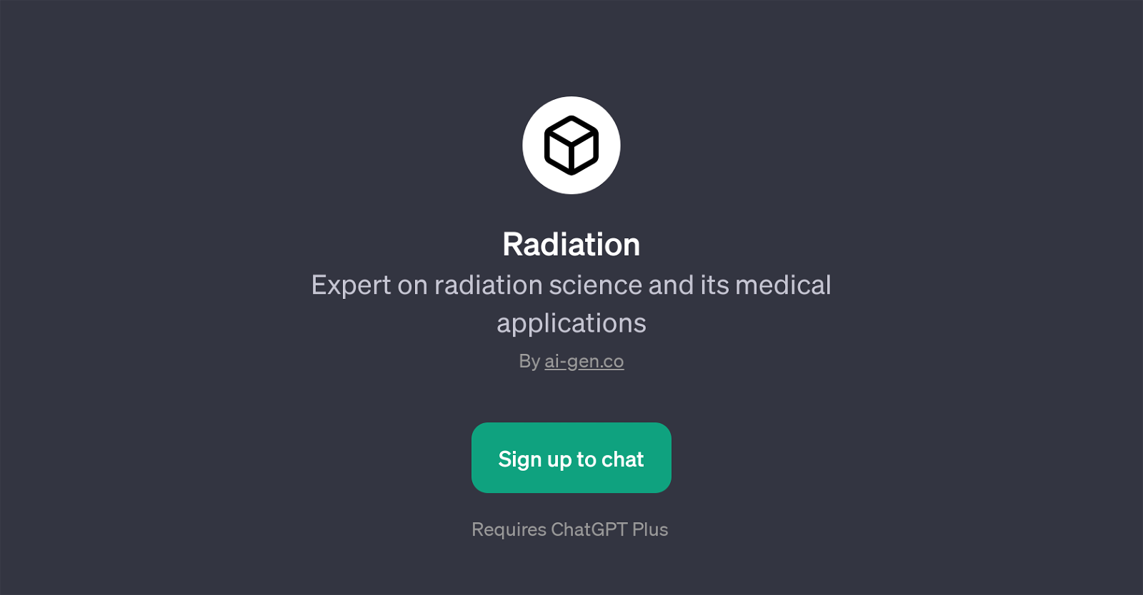 Radiation website