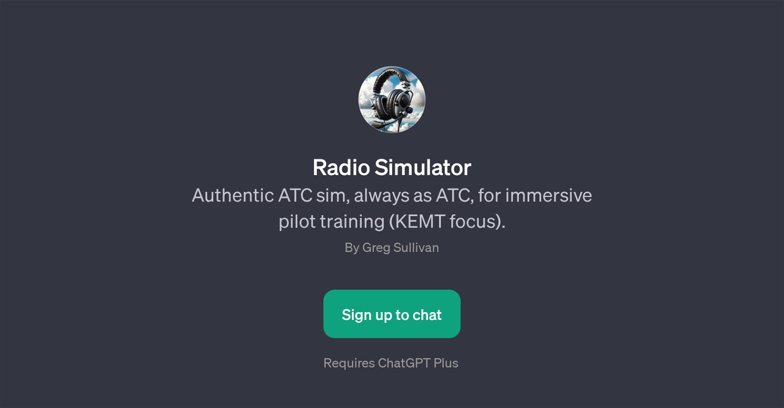 Radio Simulator website