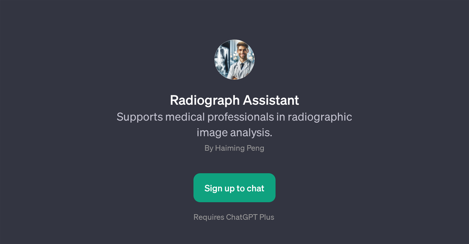 Radiograph Assistant website