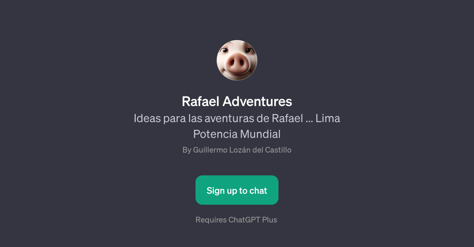 Rafael Adventures website