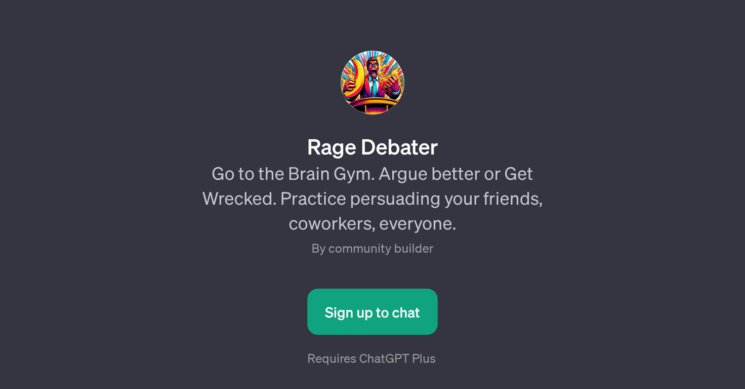 Rage Debater website
