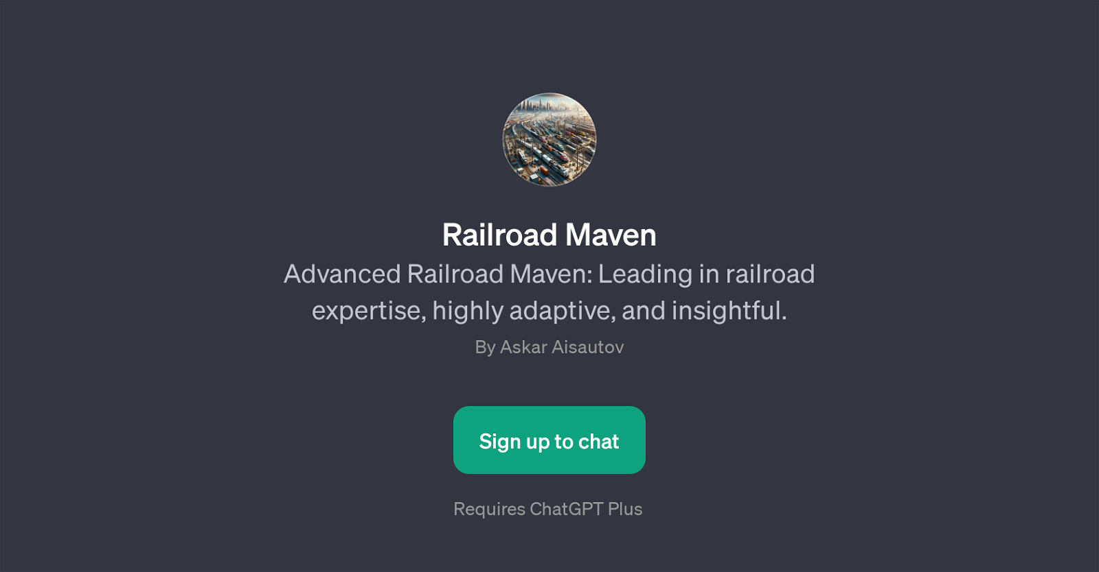 Railroad Maven website