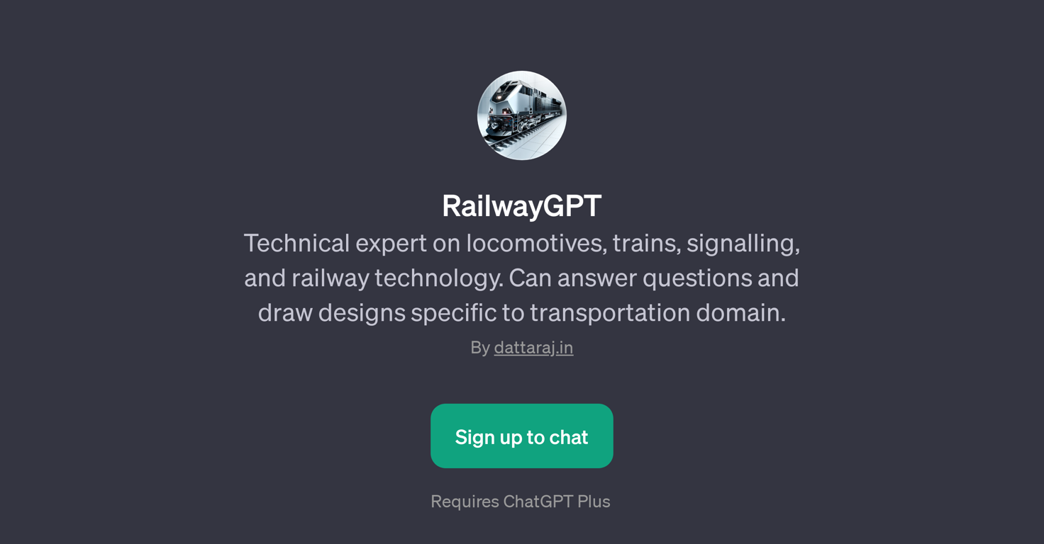 RailwayGPT website