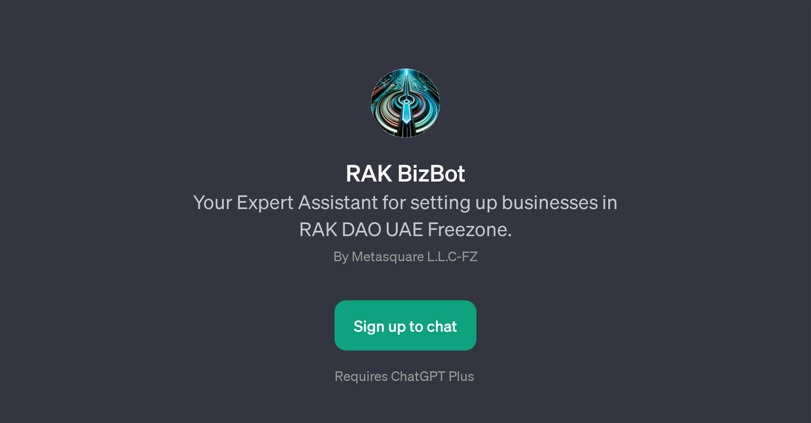 RAK BizBot website