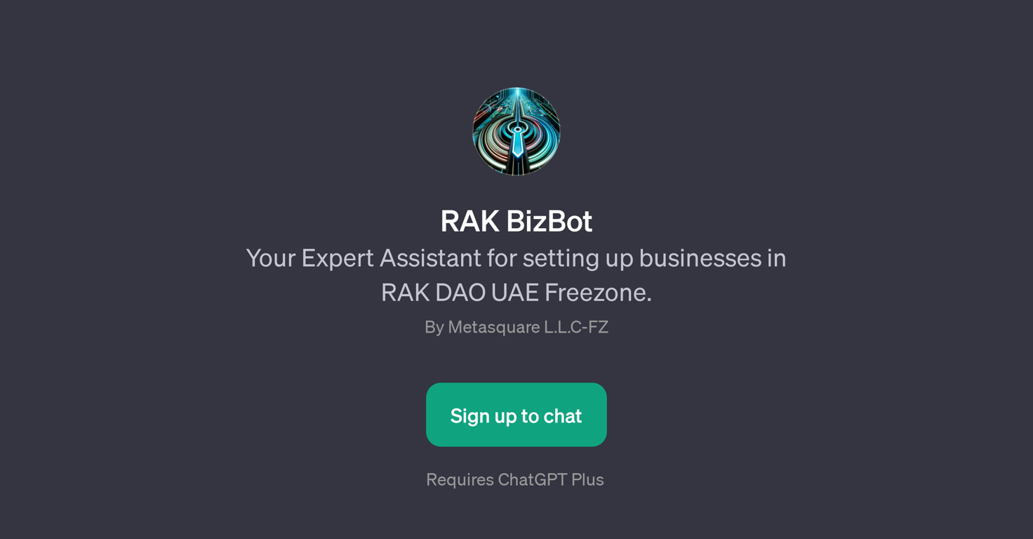 RAK BizBot website