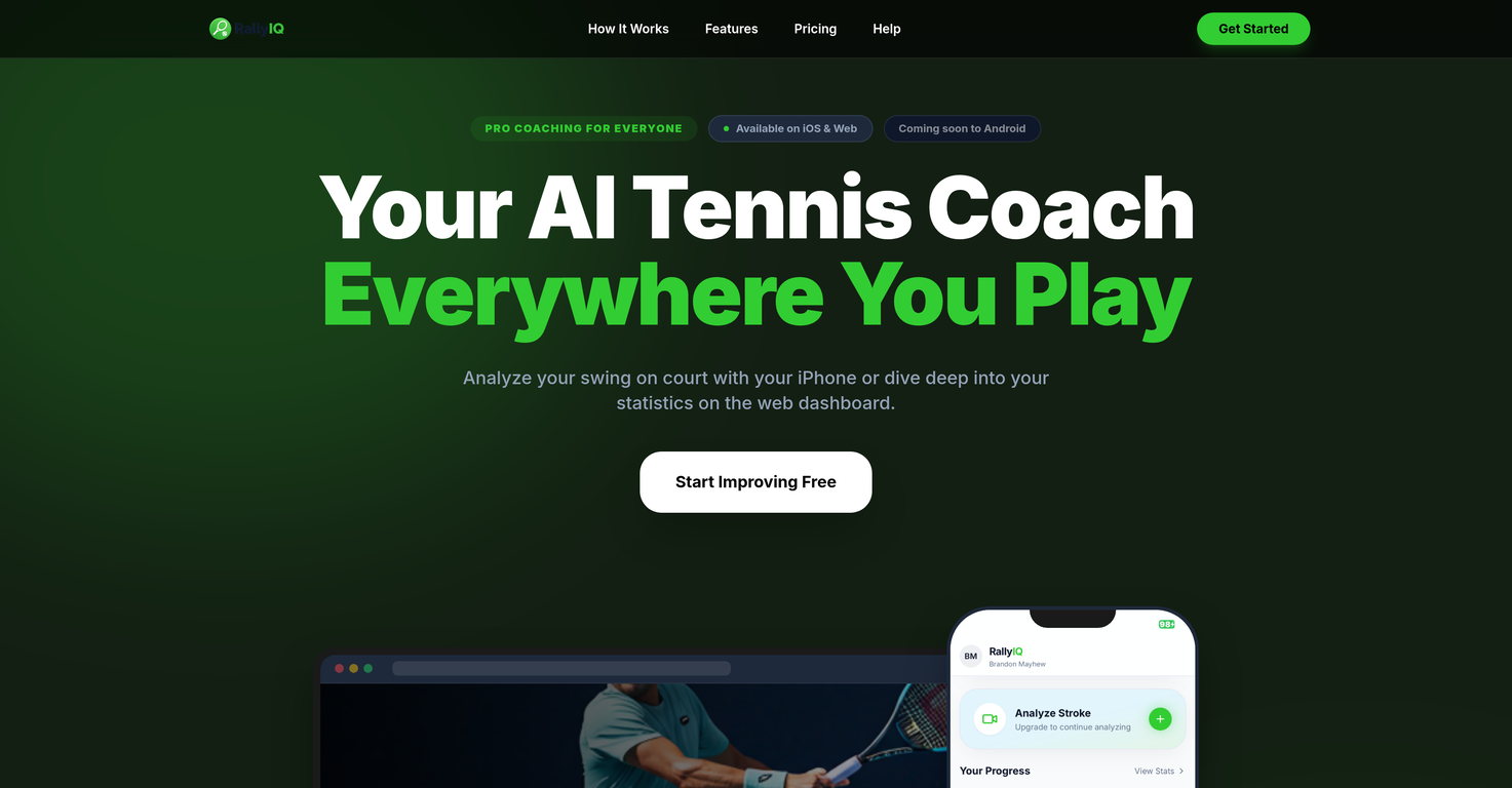 RallyIQ website
