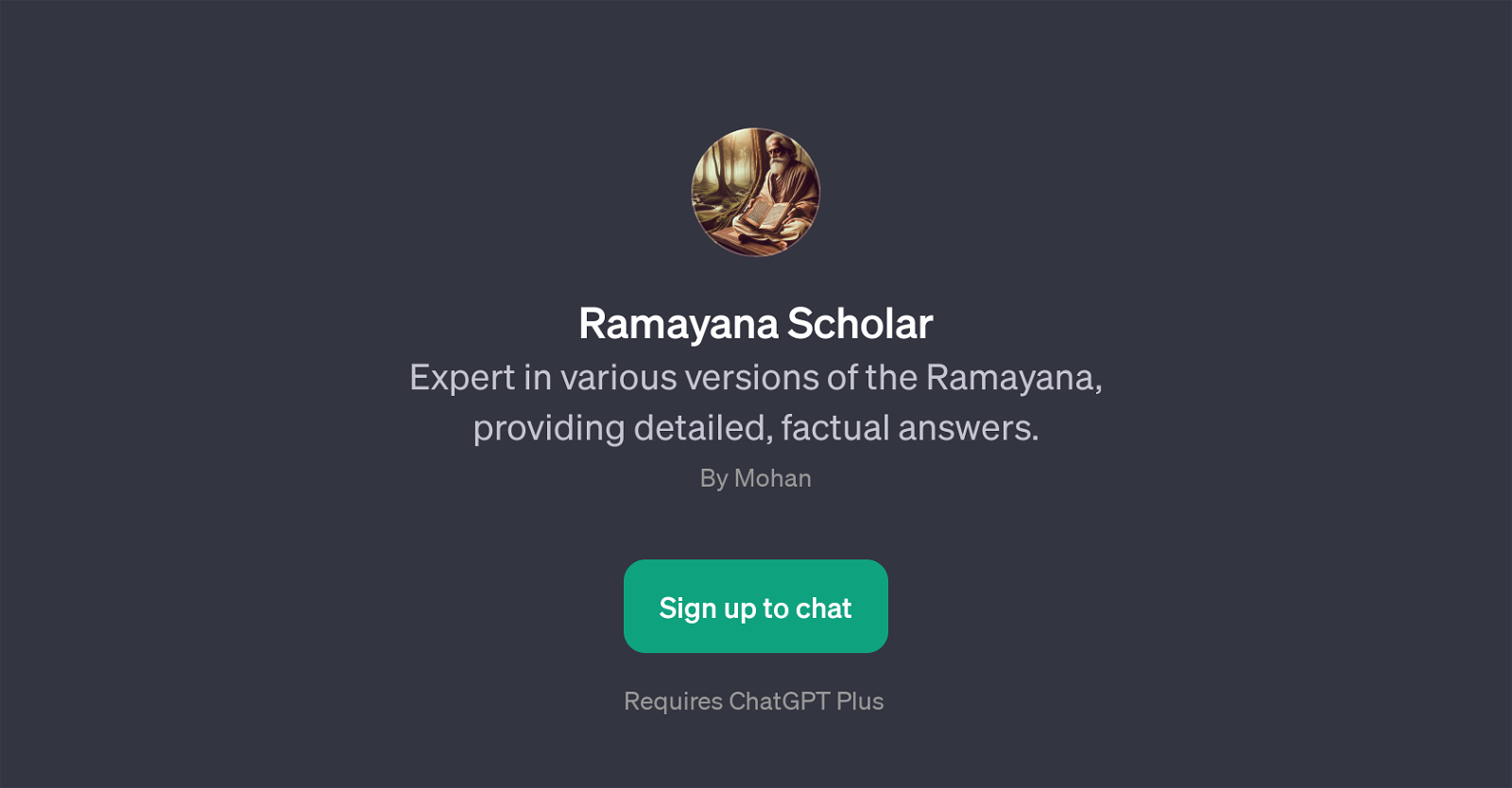 Ramayana Scholar website