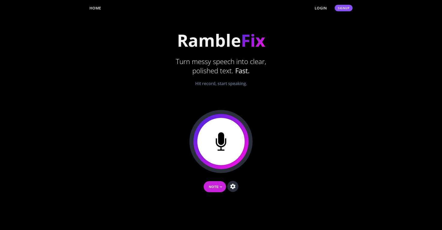 Ramblefix website