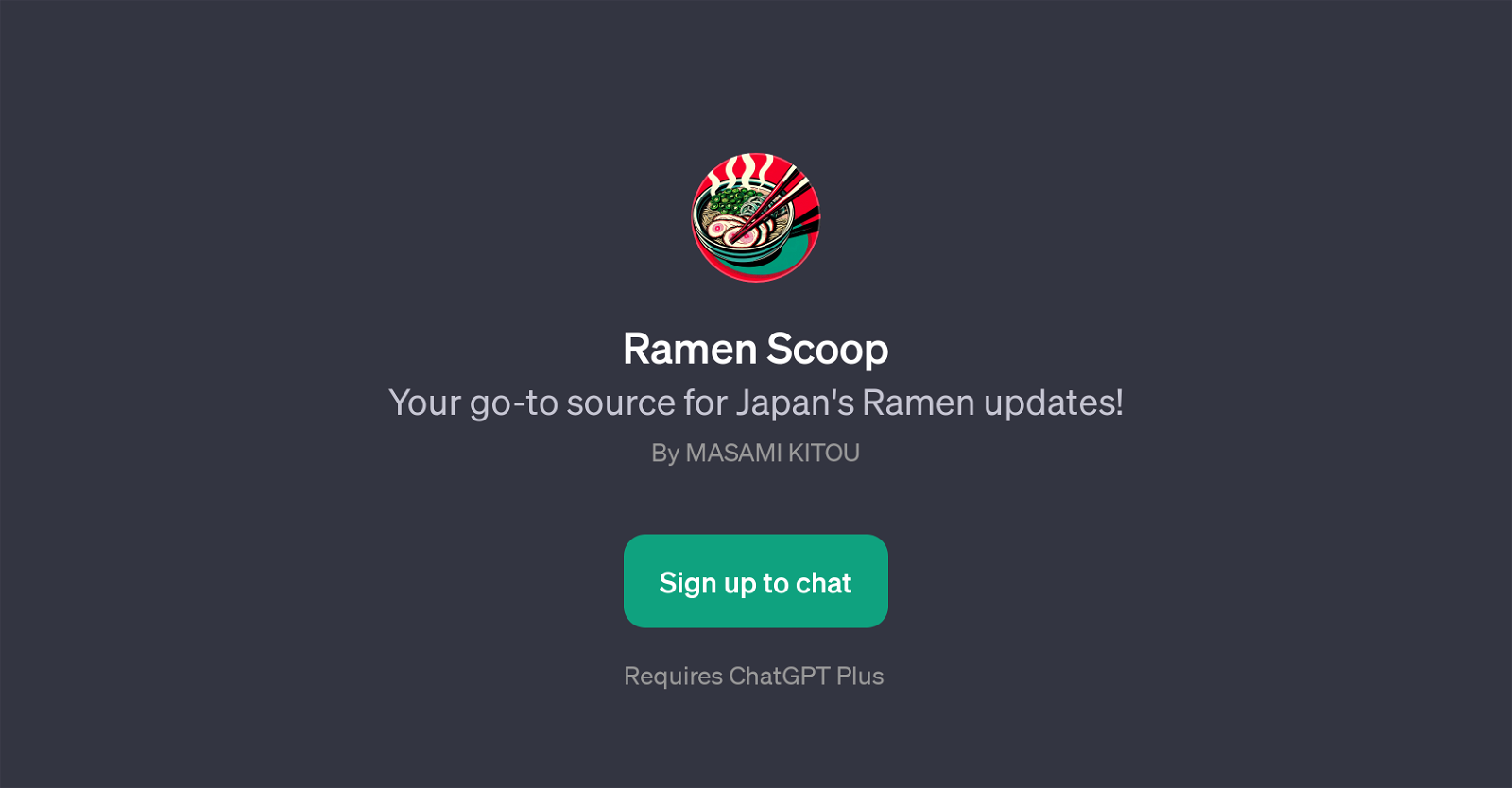 Ramen Scoop website