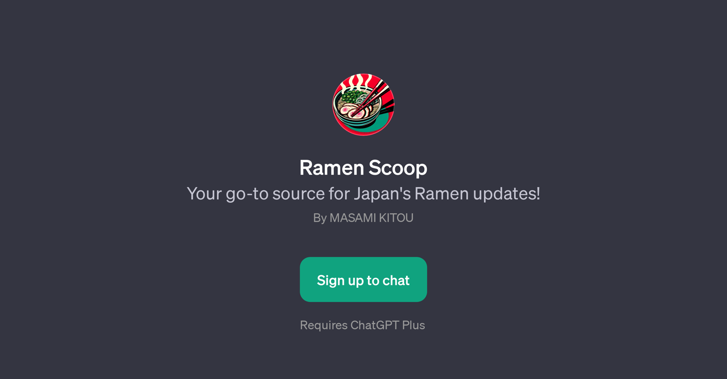 Ramen Scoop website