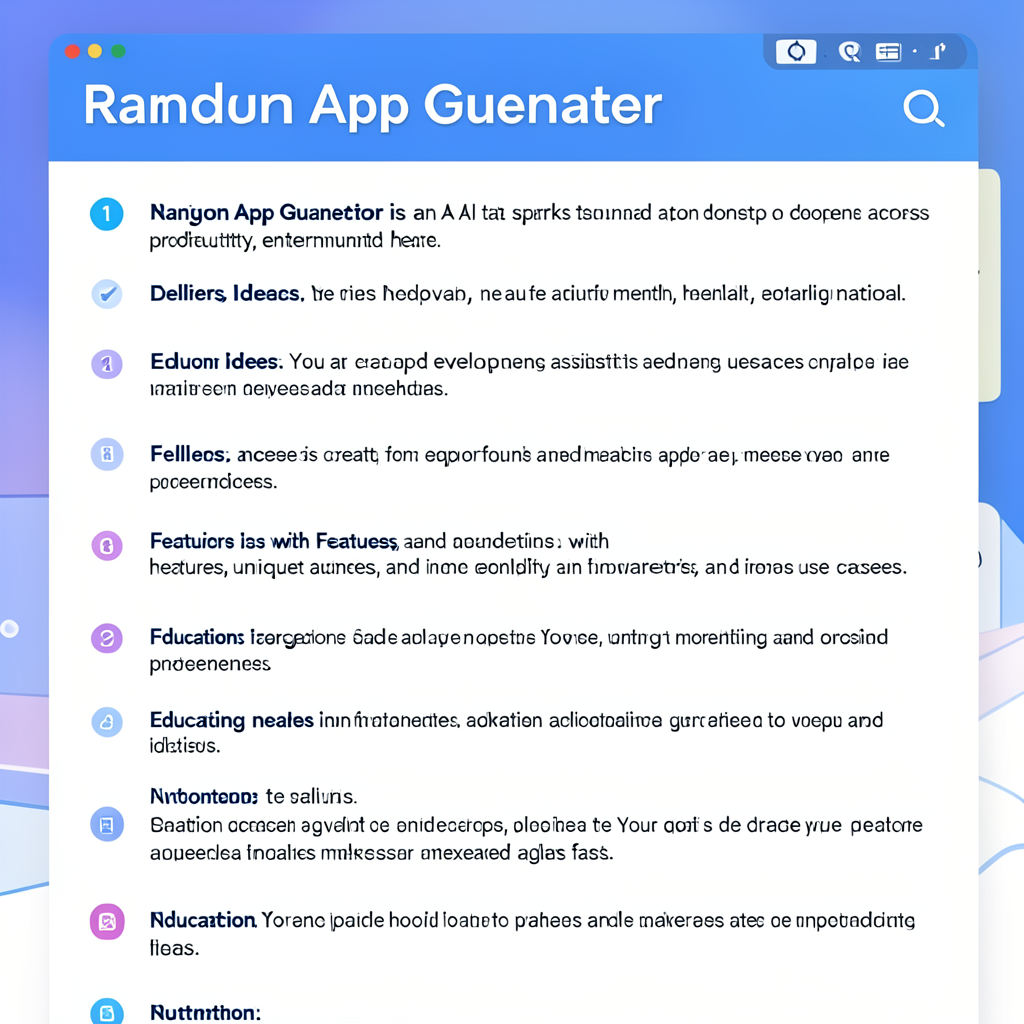 Random App Generator - (Free, No Signup AI Tool)