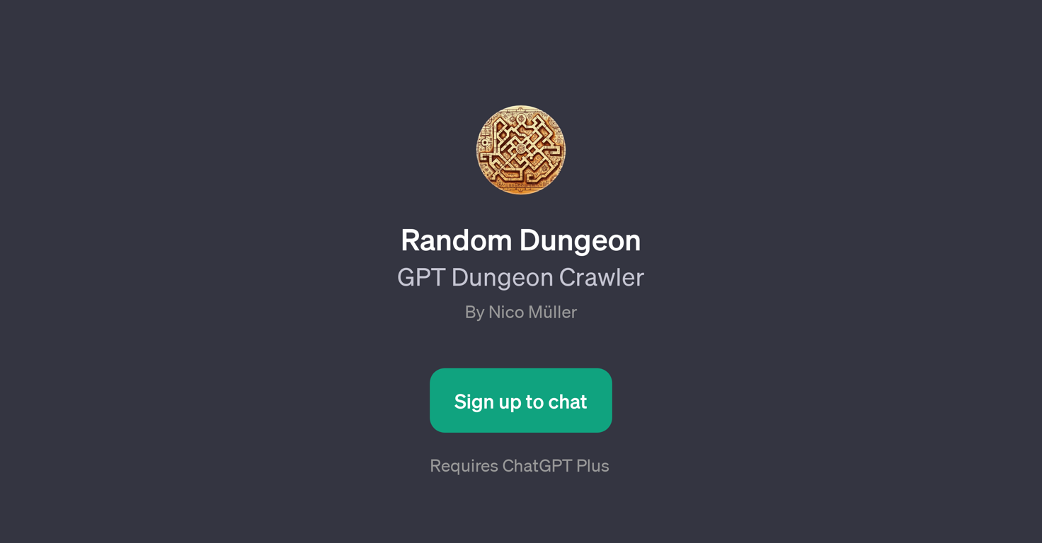 Random Dungeon website