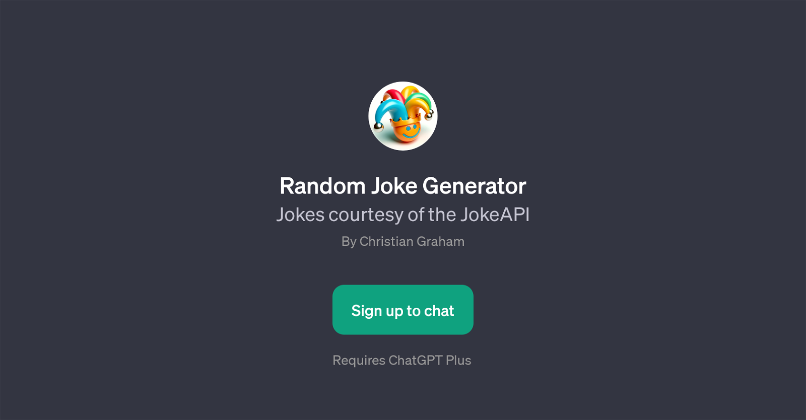Random Joke Generator website