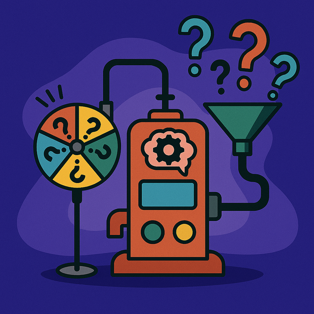 Random Questions Generator website