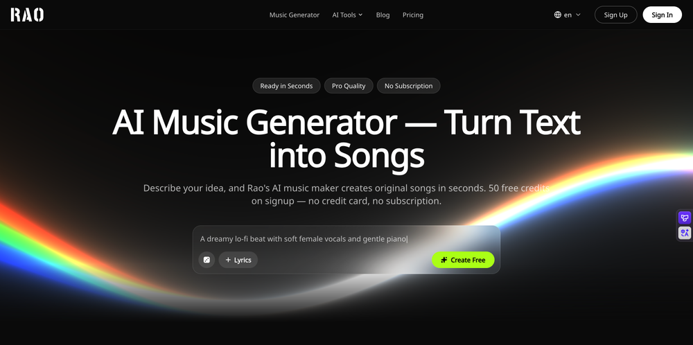 RaoMusic website