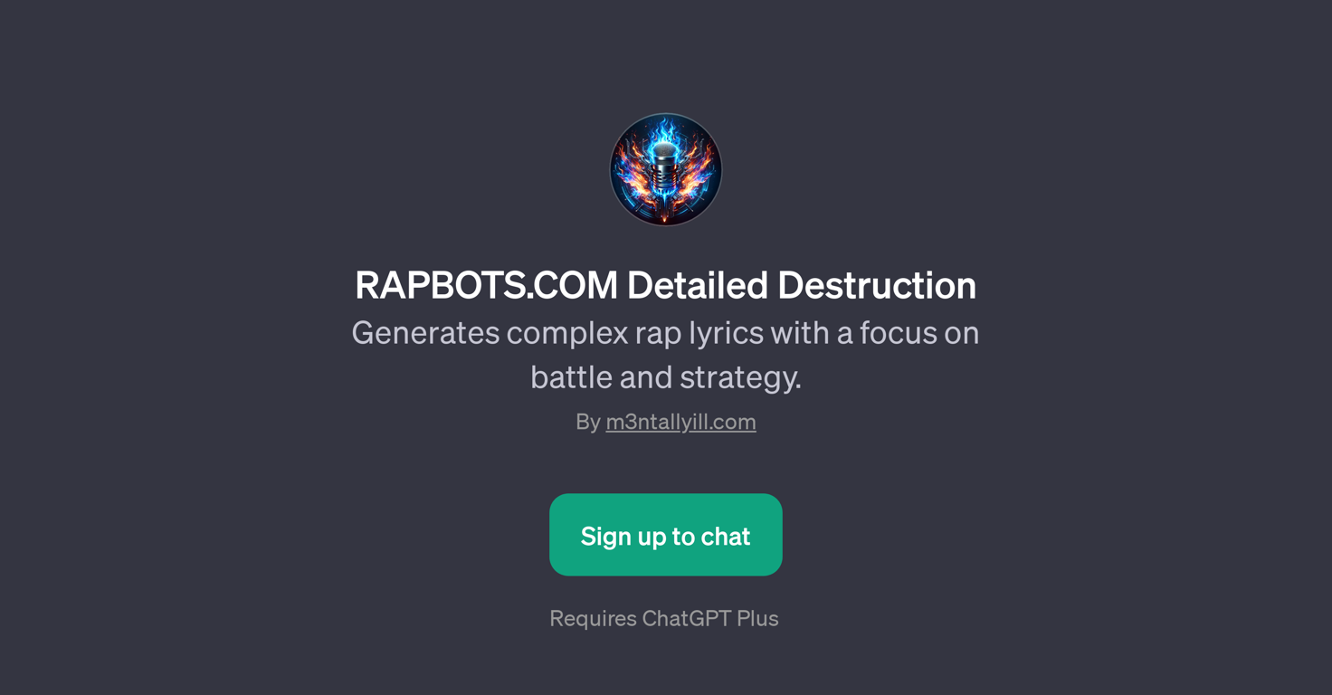 RAPBOTS.COM Detailed Destruction website