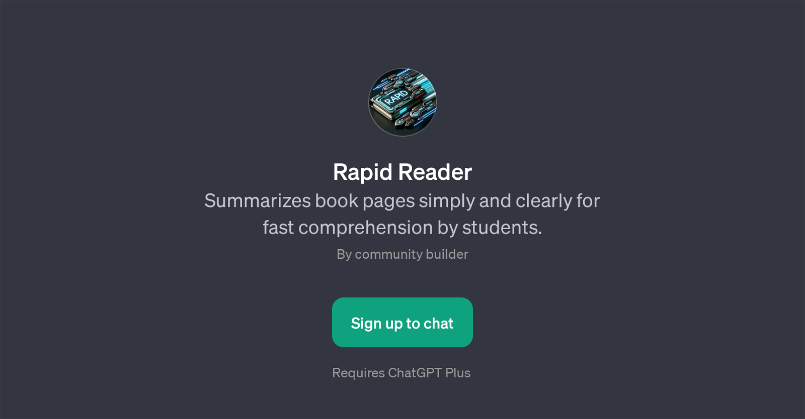 Rapid Reader website