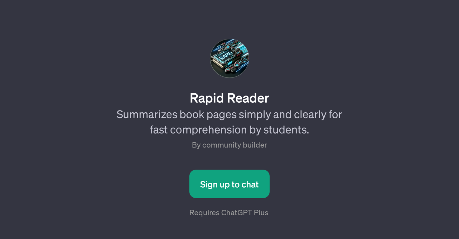 Rapid Reader website
