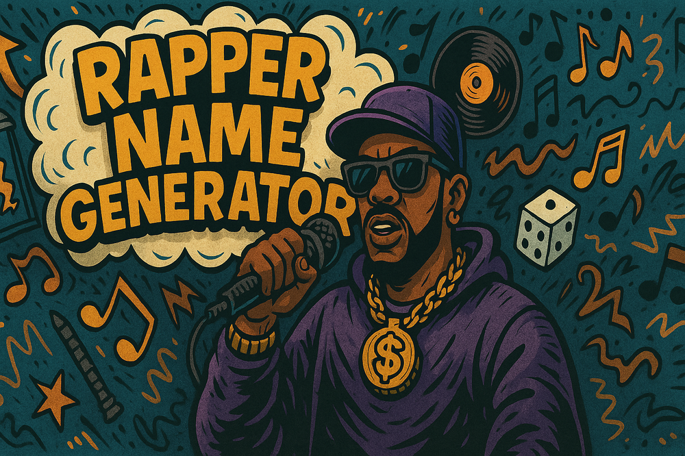 Rapper Name Generator website
