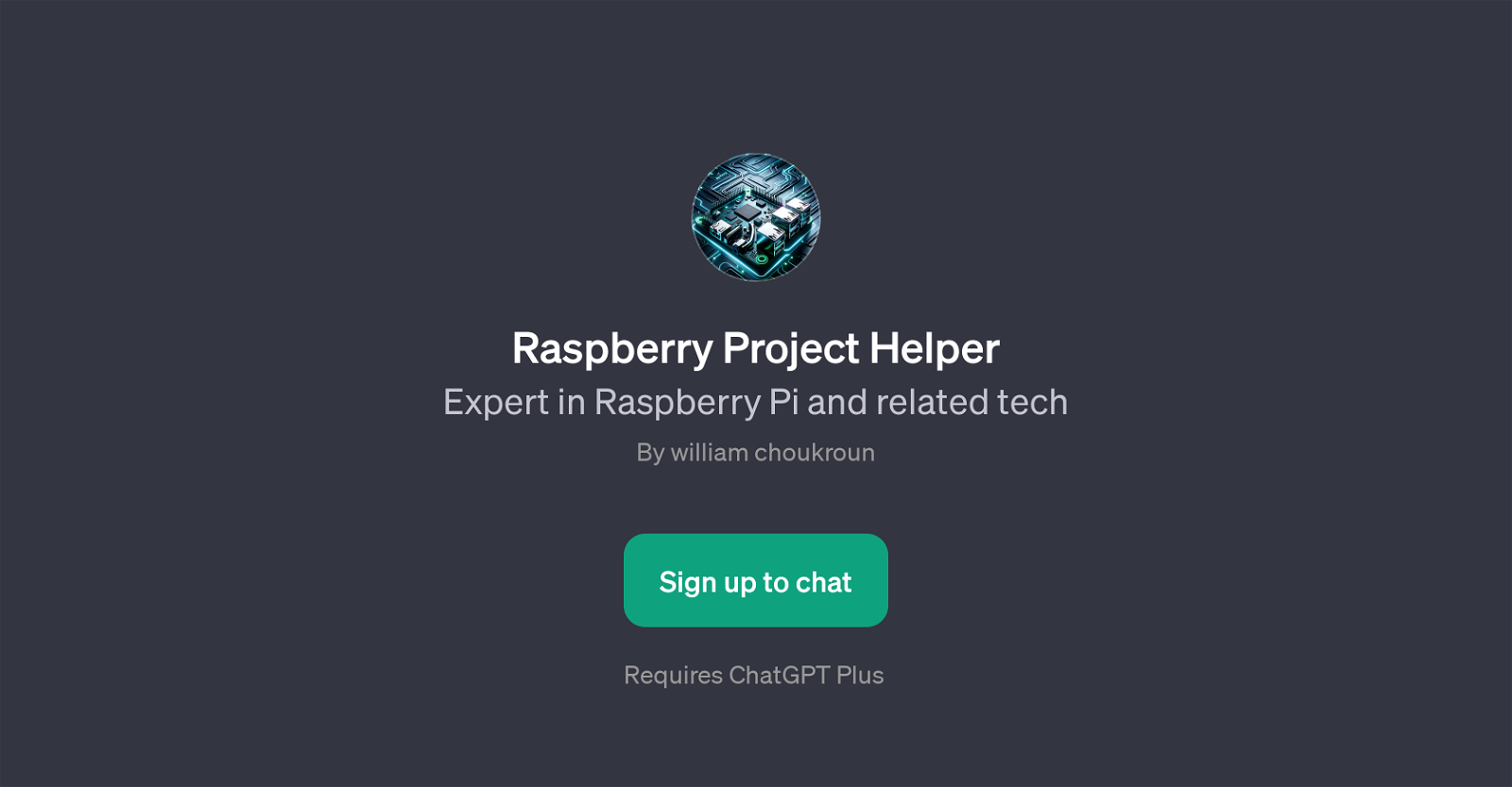 Raspberry Project Helper website