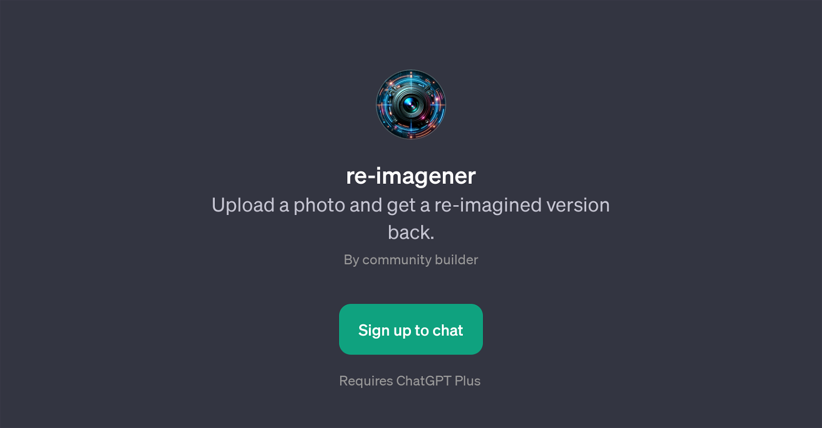 re-imagener website