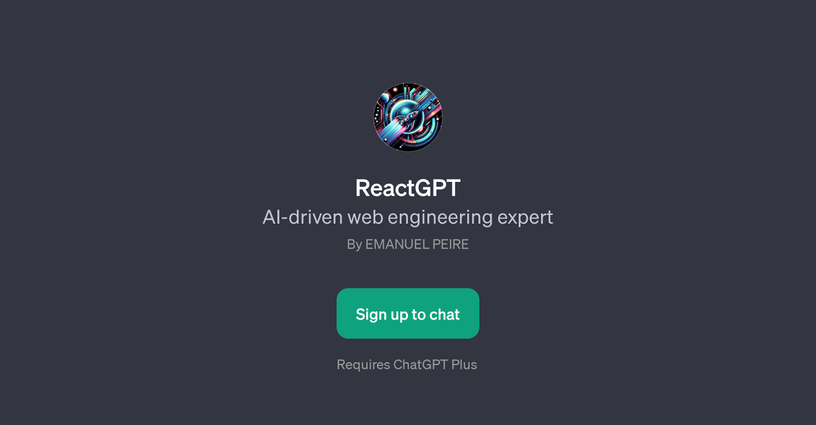 ReactGPT website
