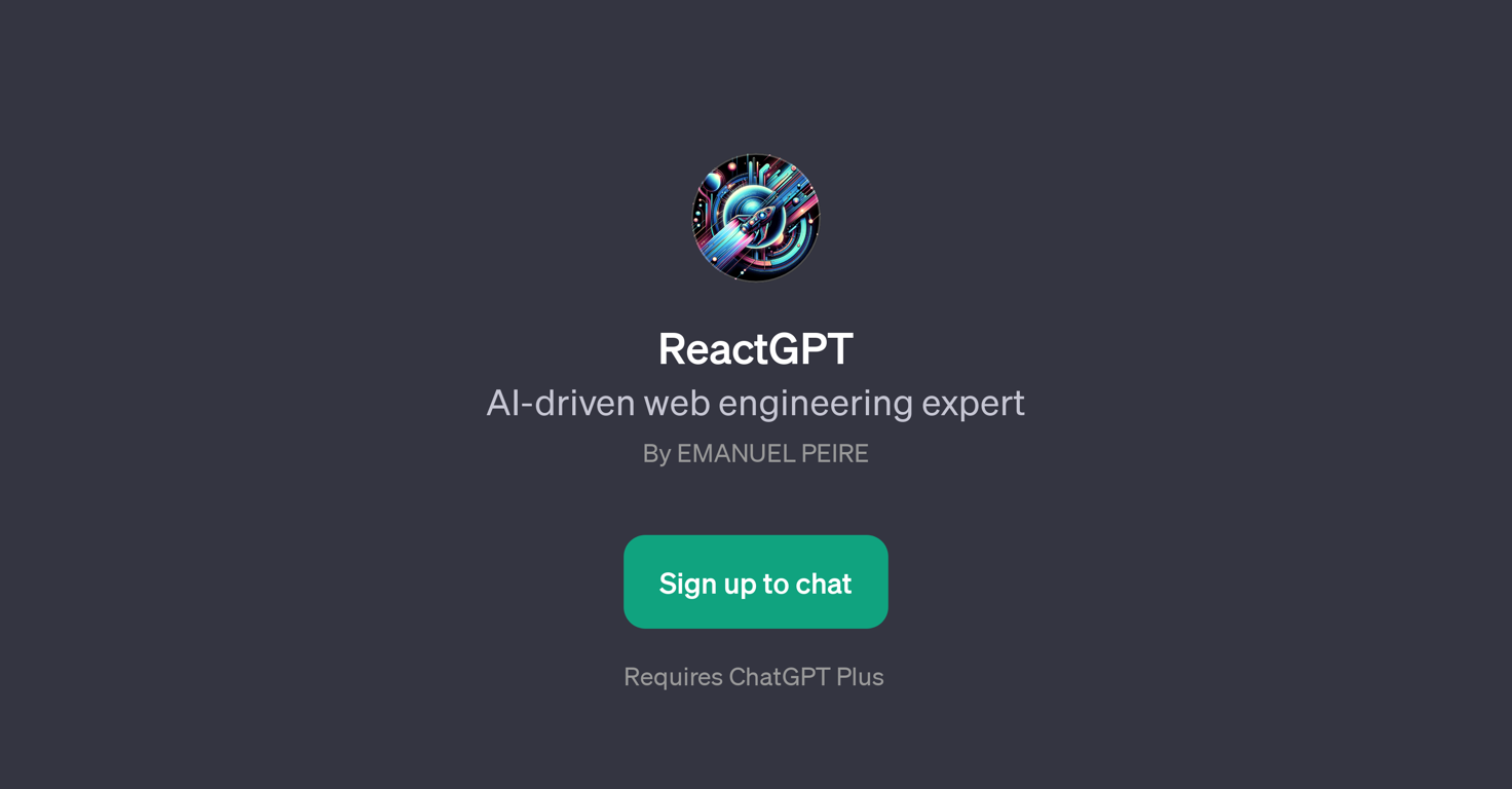 ReactGPT website