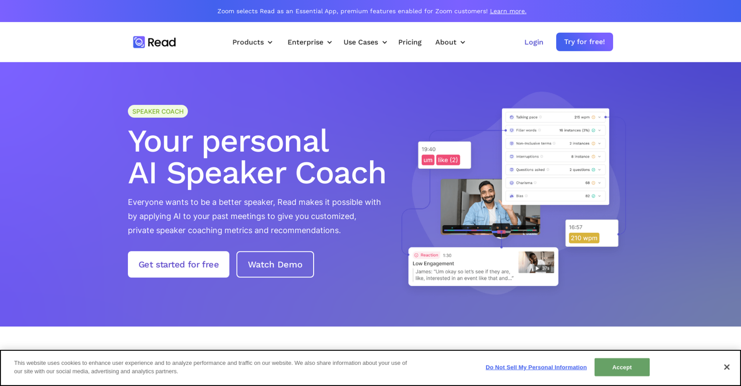 Read Speaker Coach website
