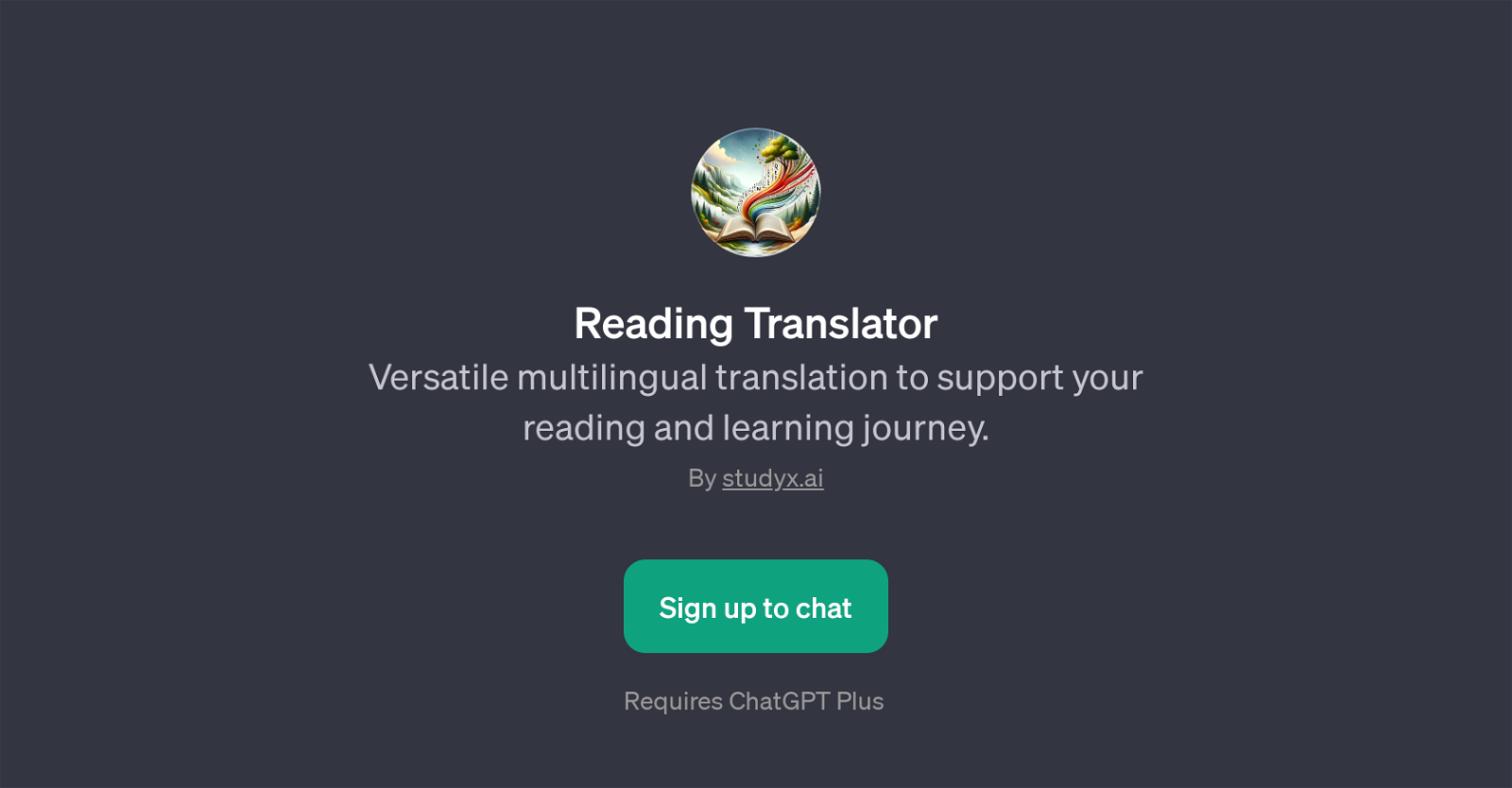 Reading Translator website