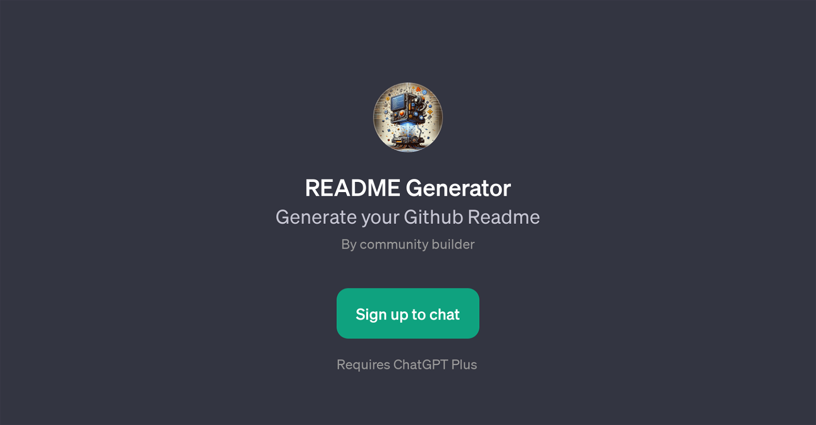 README Generator website