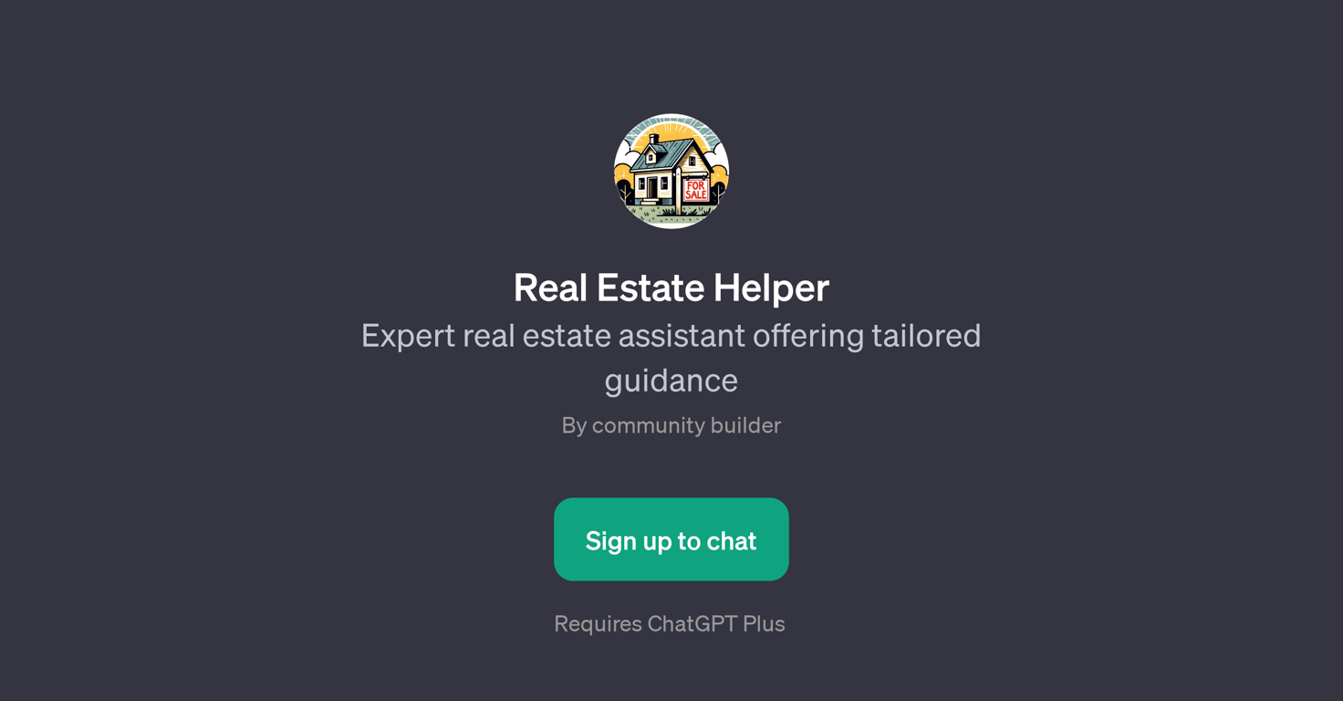 Real Estate Helper website