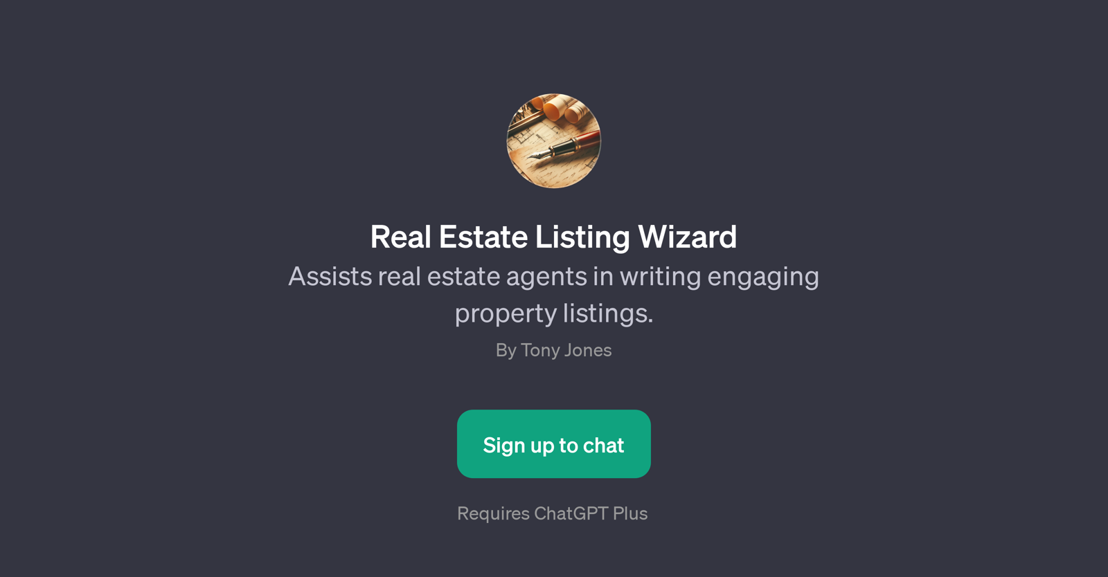 Real Estate Listing Wizard website