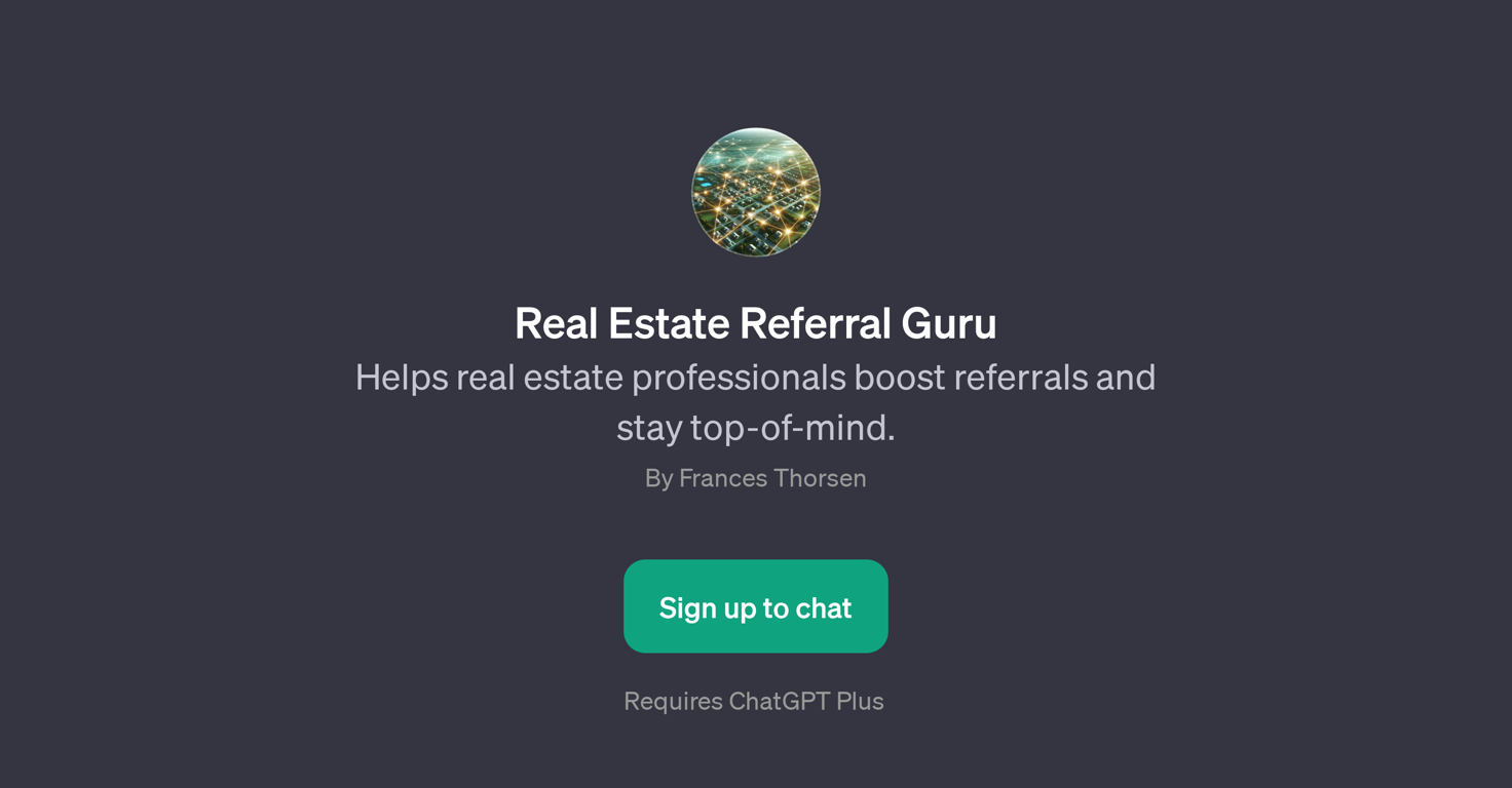 Real Estate Referral Guru website