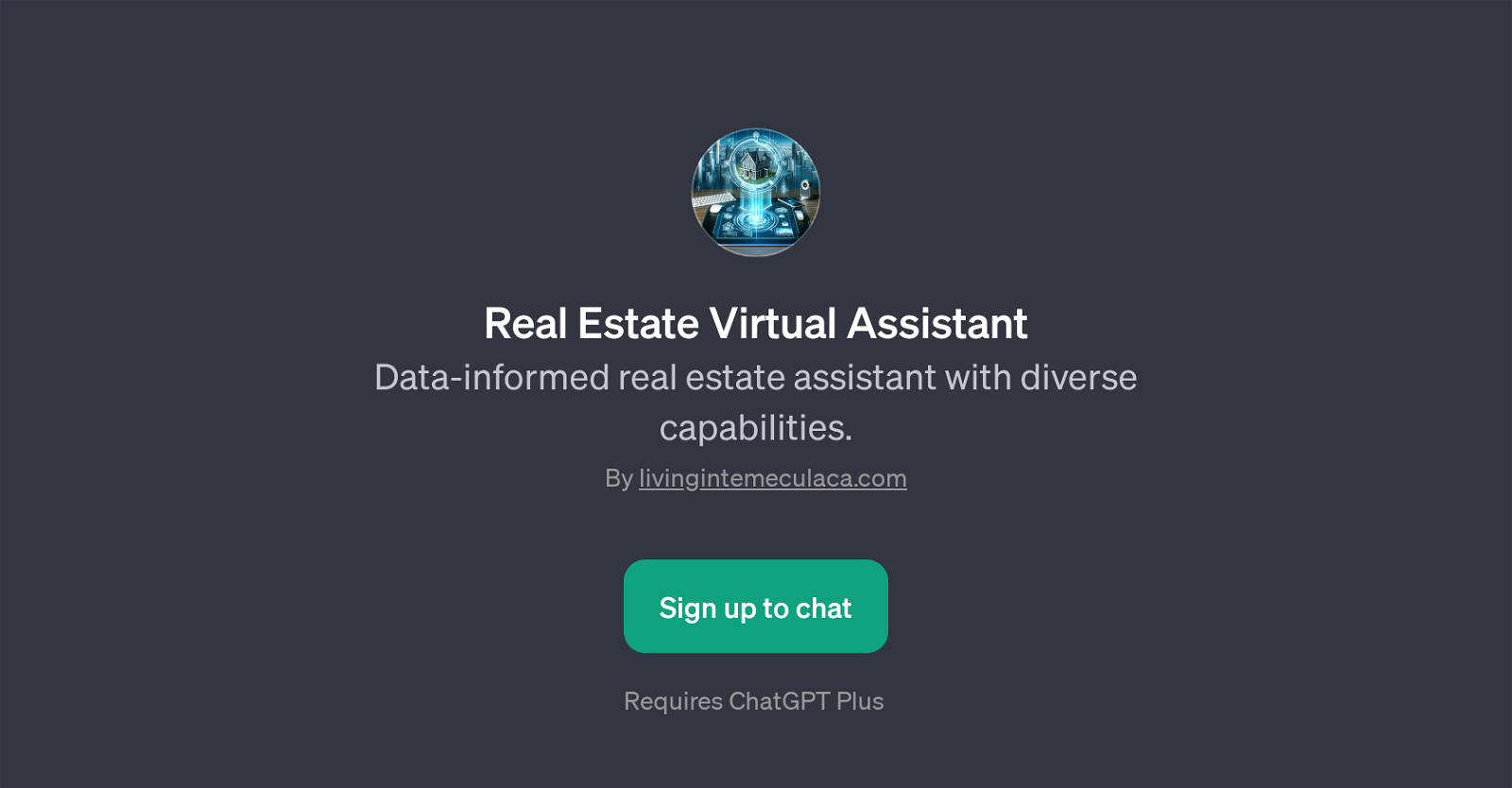 Real Estate Virtual Assistant website