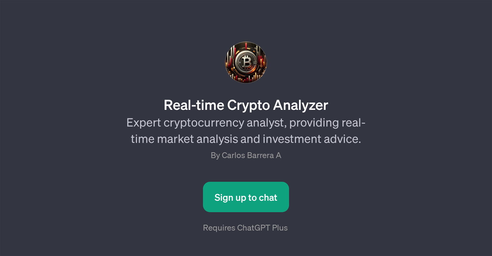 Real-time Crypto Analyzer website