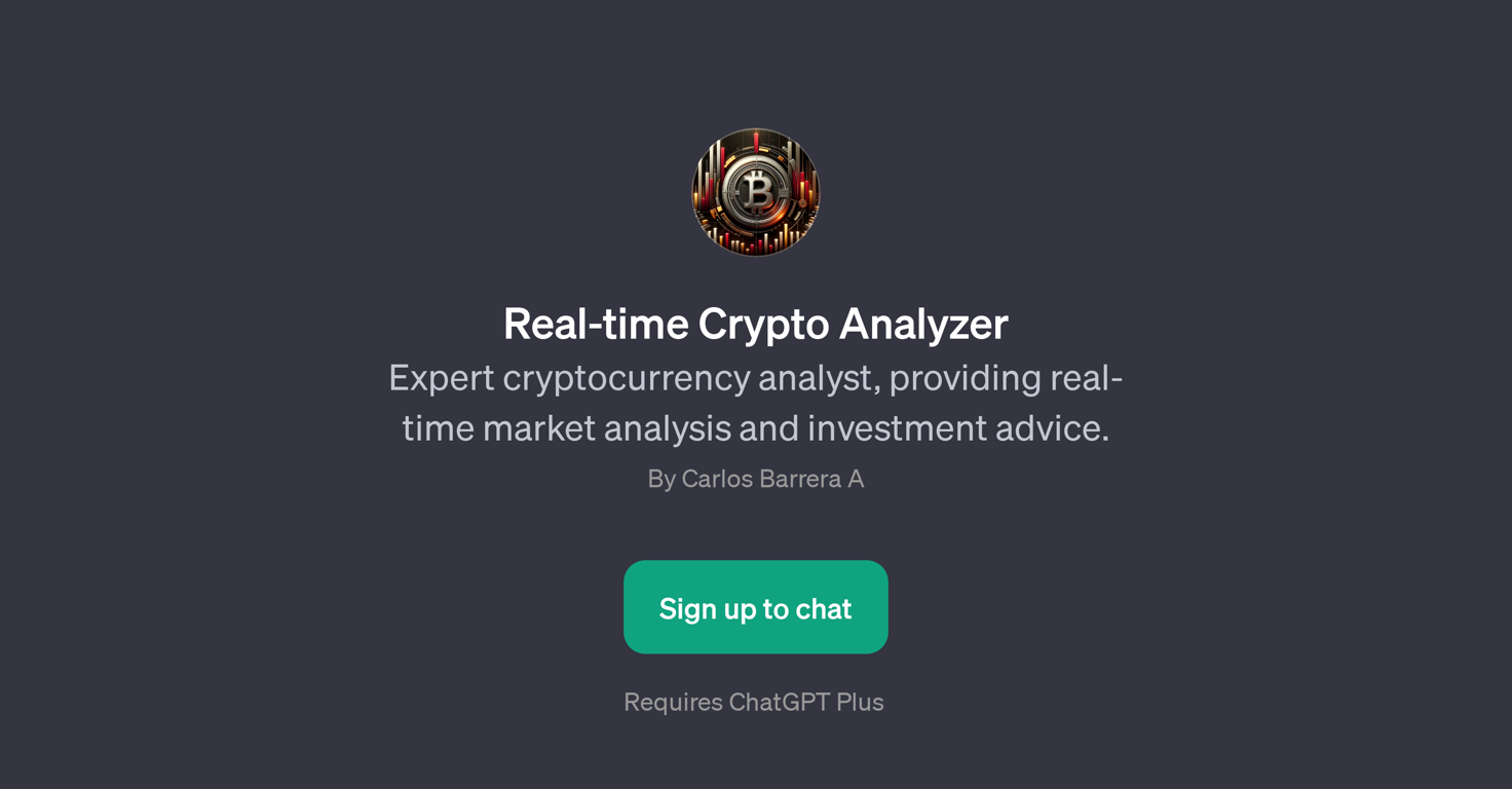 Real-time Crypto Analyzer website