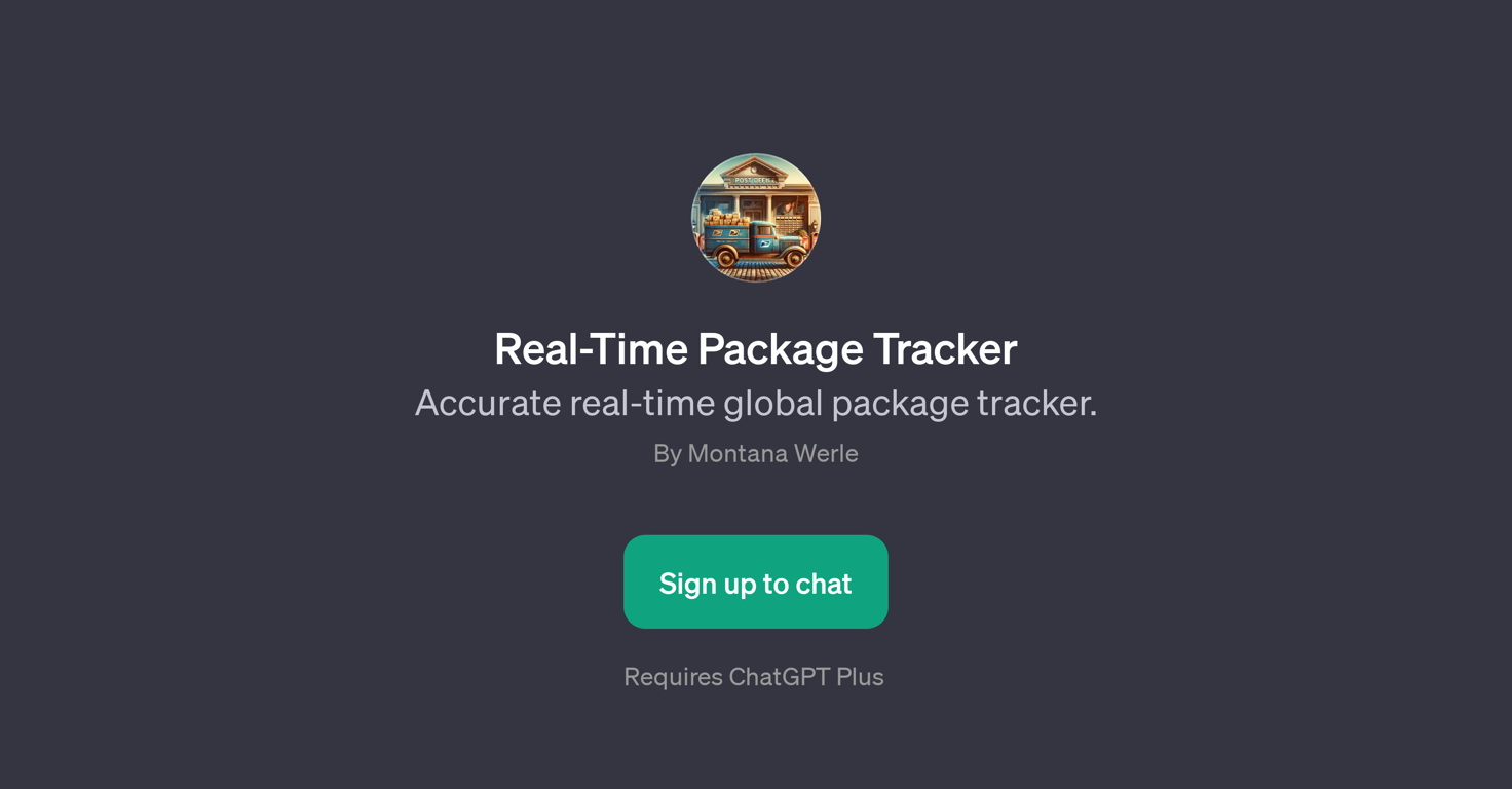 Real-Time Package Tracker website