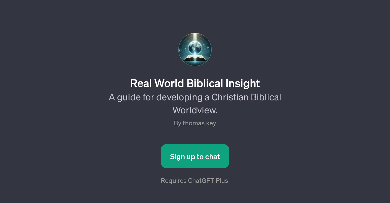 Real World Biblical Insight website
