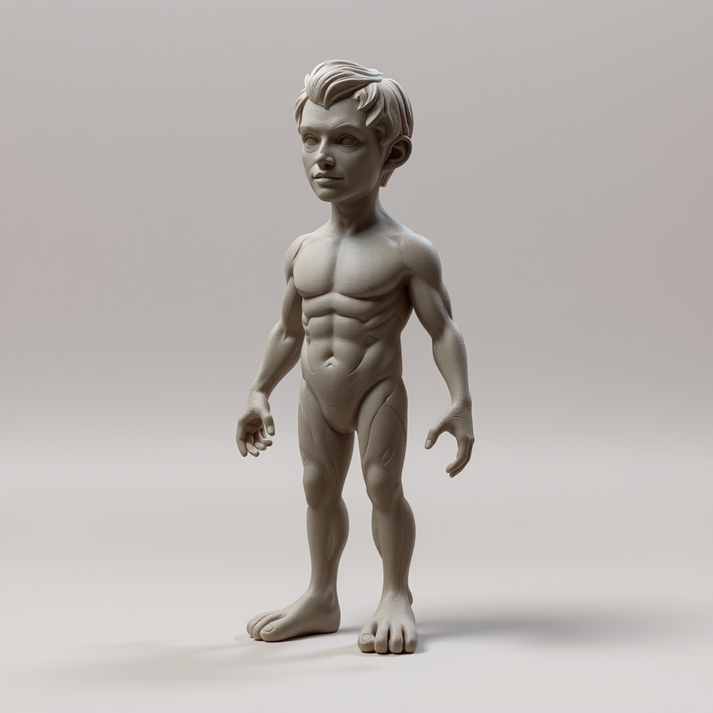 realistic 3d clay figure png website