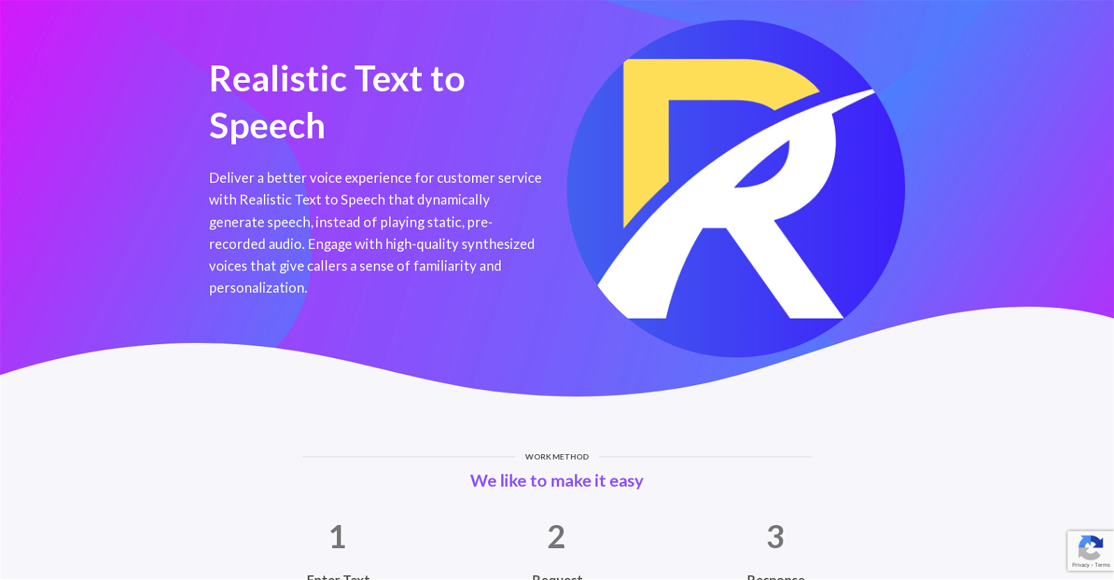 Realistic Text to Speech website
