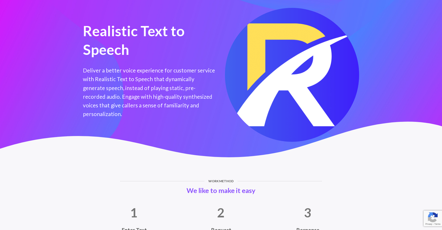 Realistic Text to Speech website