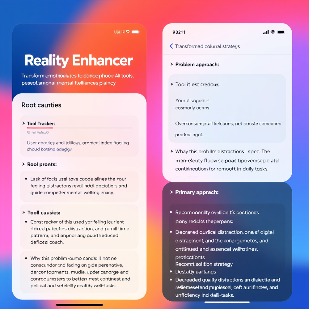 Reality Enhancer website