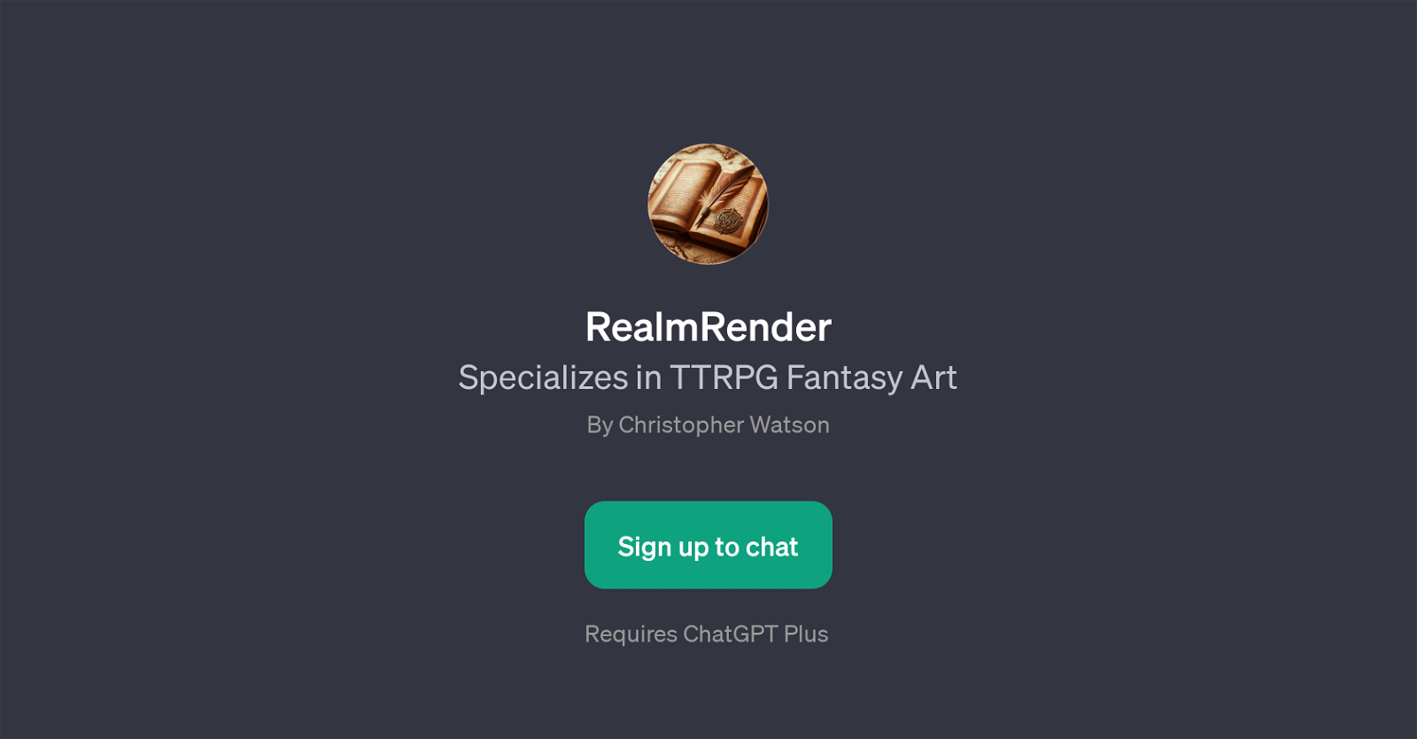 RealmRender website